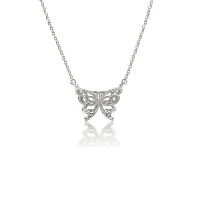 Small Gold Butterfly Charm by Simone and Son Jewelers